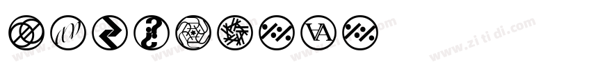 Riwen logo字体转换